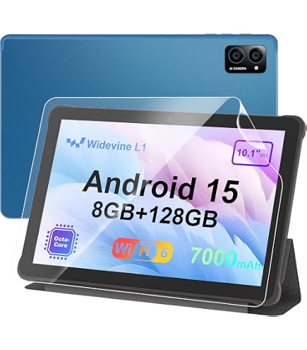 Amazon.com : 10 inch Android 15 Tablet: Octa-Core, 8GB RAM 64GB